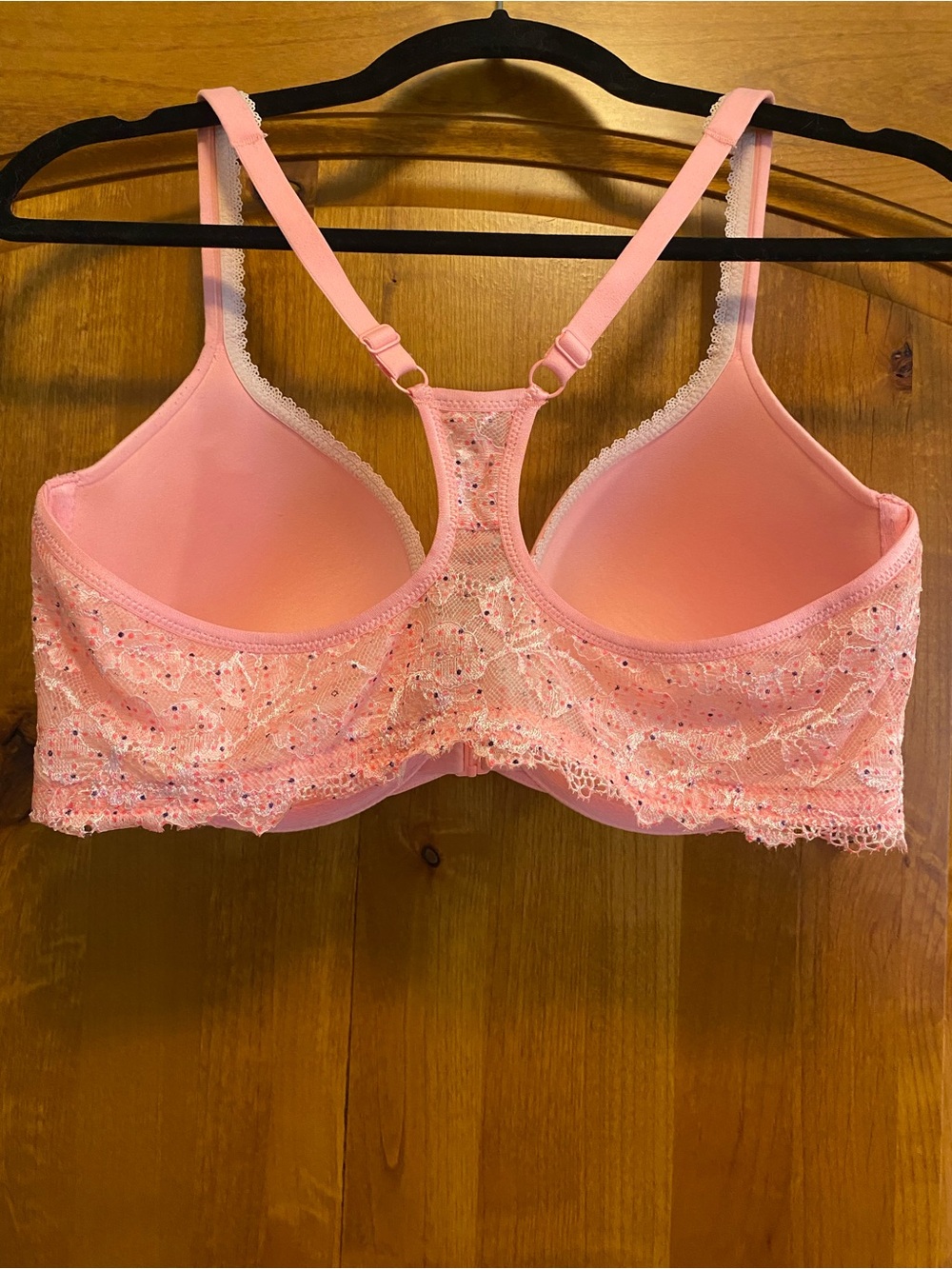 Victoria's Secret “Body by Victoria” Light Pink Racerback Push-Up Bra - Picture 3 of 3